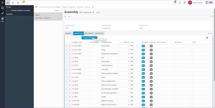 IFS Cloud Aviation Software