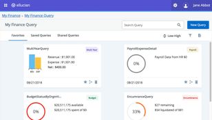 Ellucian Banner: Finance Query