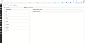 Körber WMS: Print Label Templates