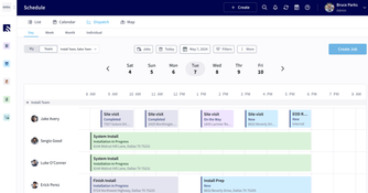 FieldPulse: Schedule