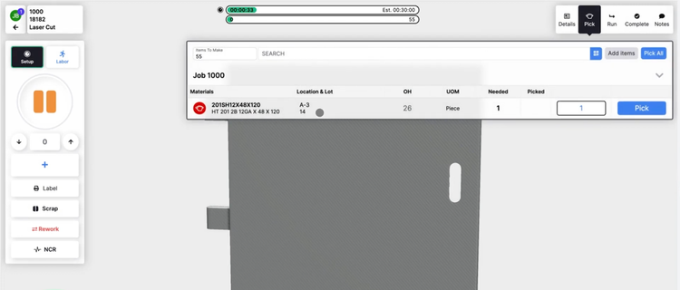 Job Tracking in Fulcrum