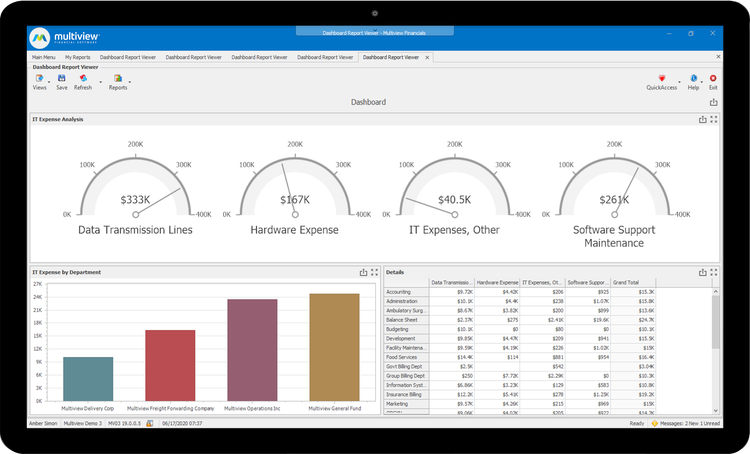 Multiview Expense Analytics