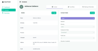 Sumac: Case Contacts